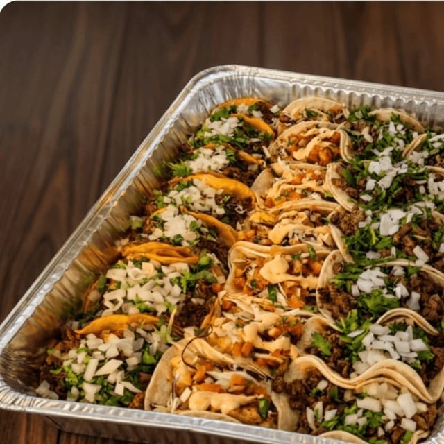 Pastor taco tray.