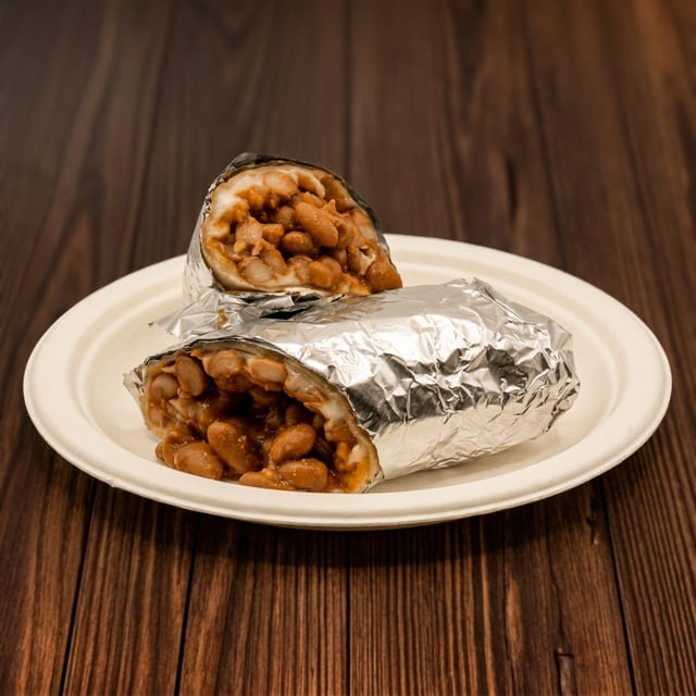 Kids Bean and Cheese Burrito.