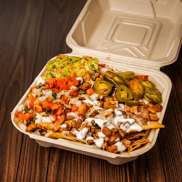 Nachos with Meat.